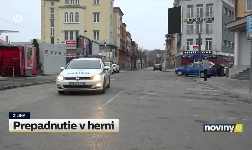 Prepadnutie v herni