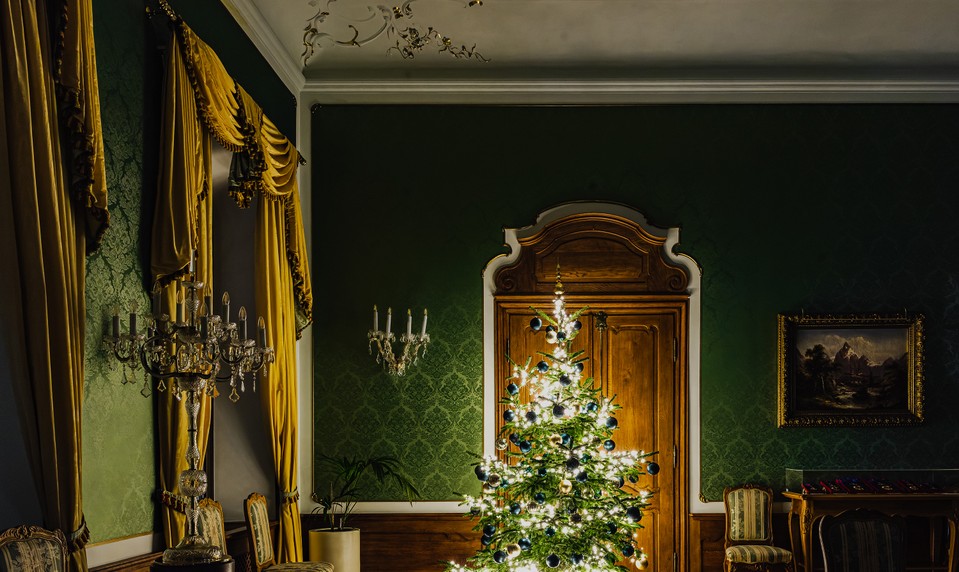 Vianočná rozprávka v Prezidentskom paláci: Stromček má takmer každá miestnosť