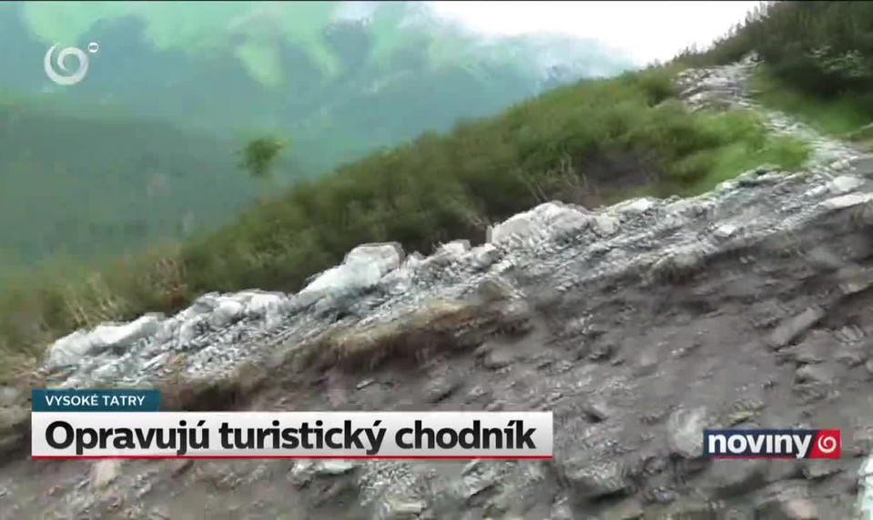 Opravujú turistický chodník