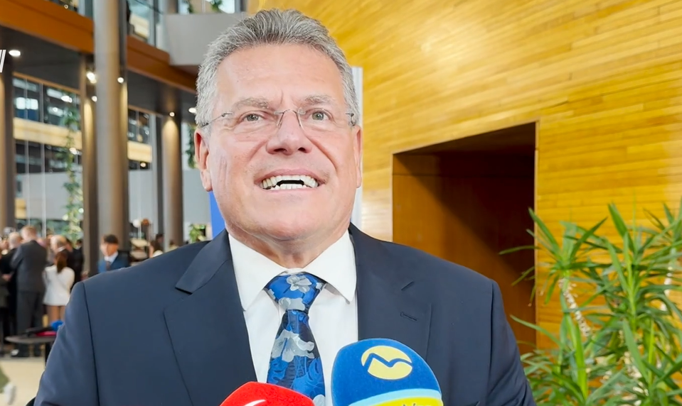 Tlačový brífing eurokomisára Maroša Šefčoviča o aktuálnych témach