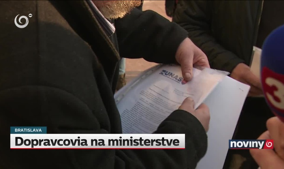 Dopravcovia na ministerstve