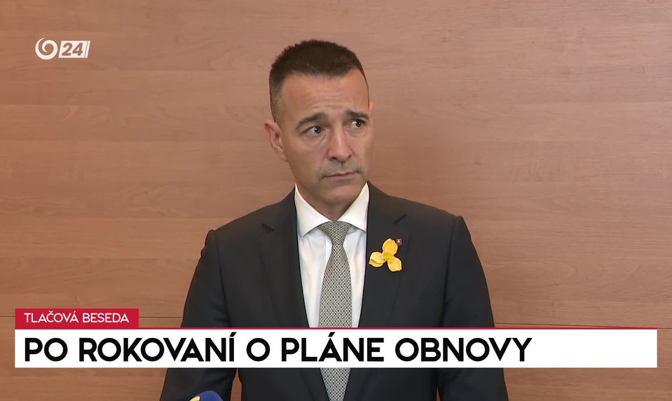 Tlačová beseda ministra Druckera po rokovaní o Pláne obnovy