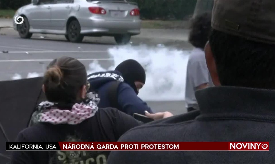 NÁRODNÁ GARDA PROTI PROTESTOM