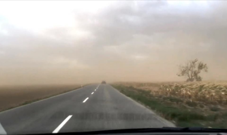Púštna búrka na Slovensku