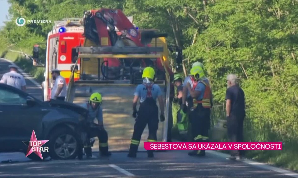 Šebestová sa ukázala v spoločnosti