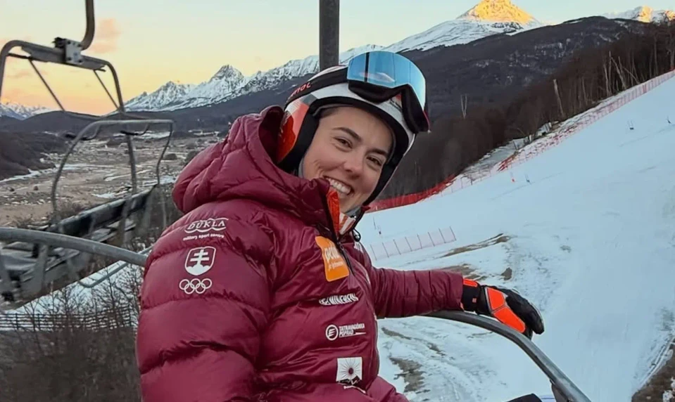Vysmiata VLHOVÁ ladí formu na snehu v Argentíne