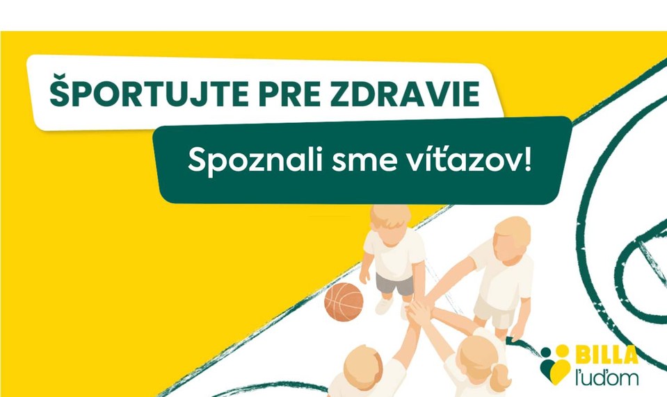 BILLA podporila športové komunity, poznáme víťazov grantu Športujte pre zdravie