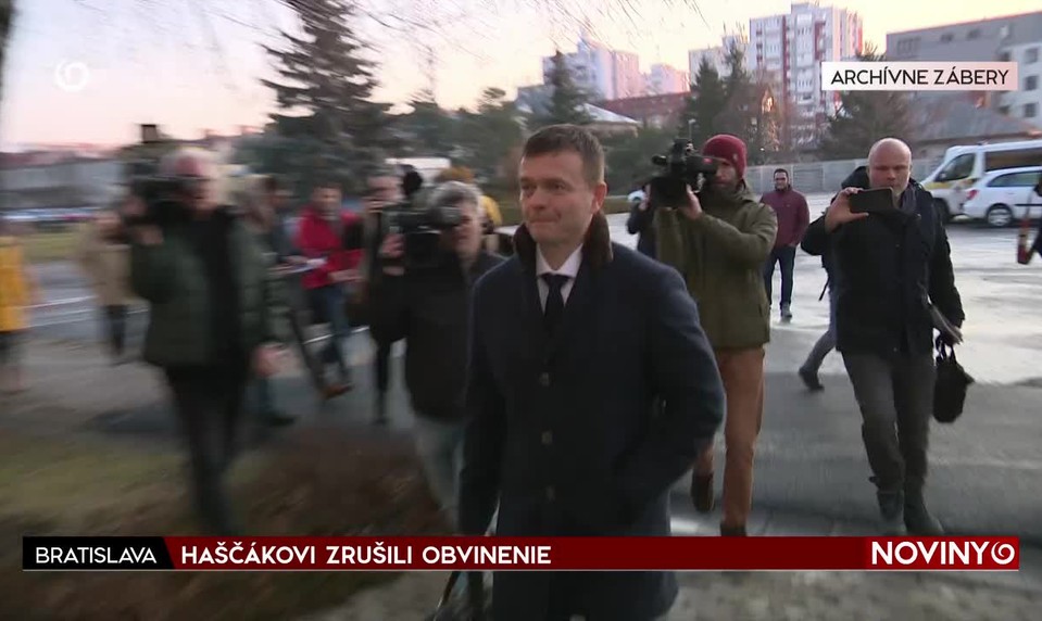 HAŠČÁKOVI ZRUŠILI OBVINENIE