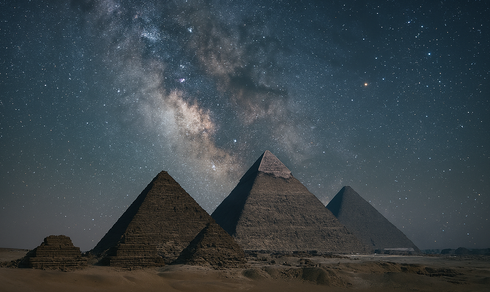 Pyramídy v plameňoch svetla: Noc, na ktorú Egypt nezabudne