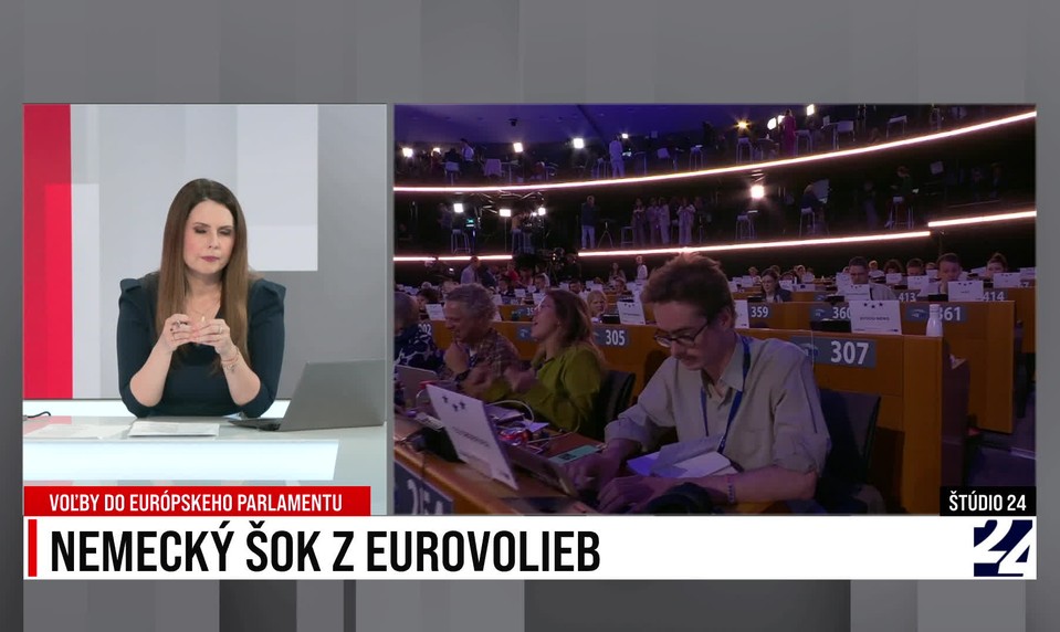 Štúdio 24: nemecký šok z výsledkov eurovolieb