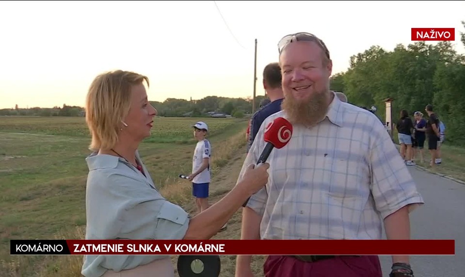 ZATMENIE SLNKA V KOMÁRNE