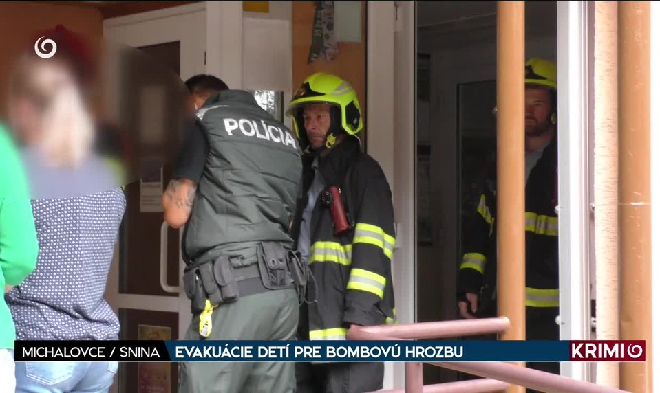 EVAKUÁCIE DETÍ PRE BOMBOVÚ HROZBU