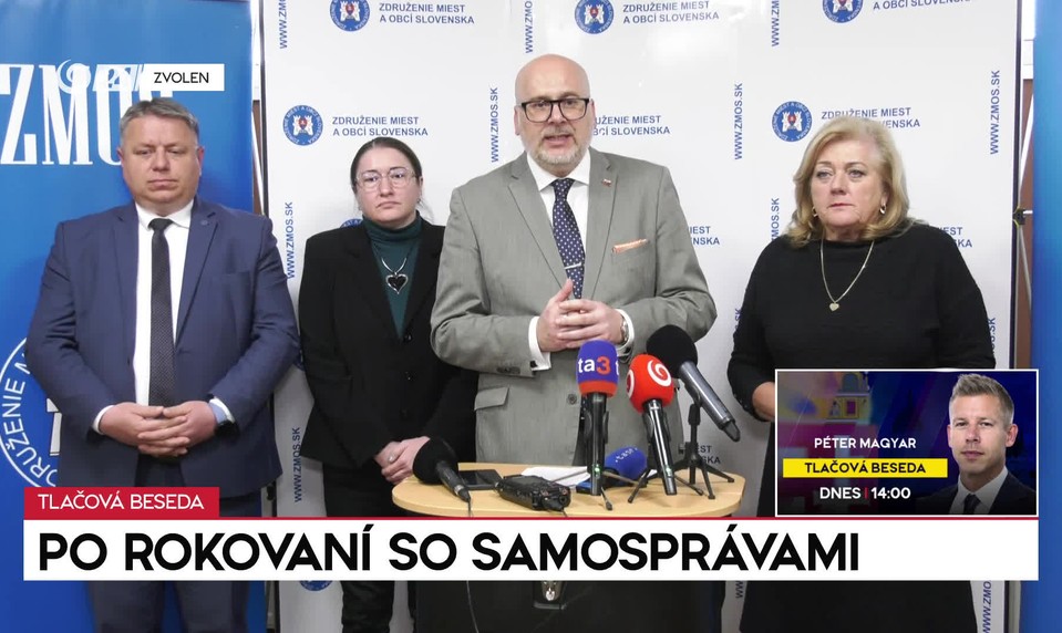 Tlačová beseda po rokovaní so samosprávami