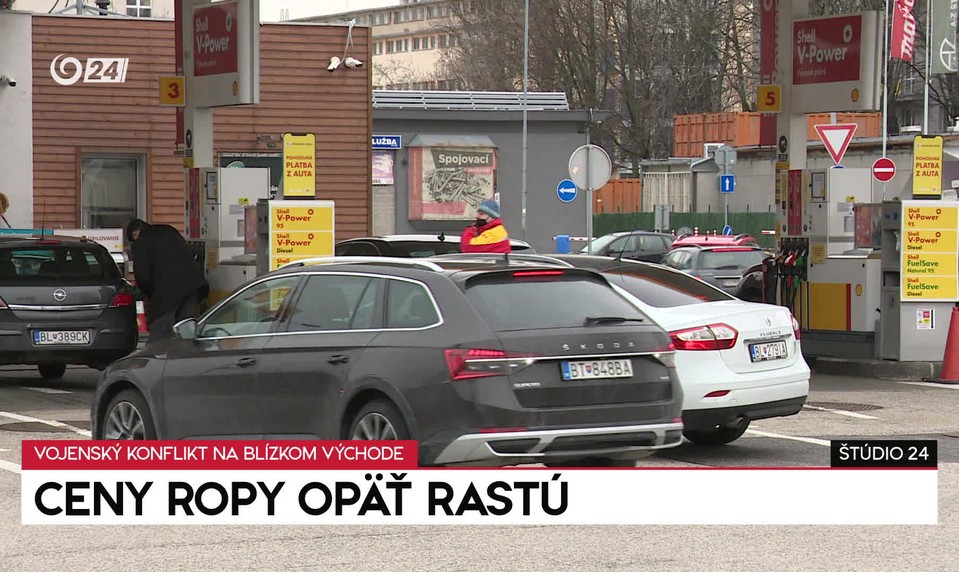 Štúdio 24: Ceny ropy opäť rastú