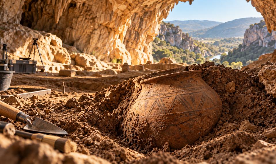 Archeológovia našli ľudské lebky premenené na poháre