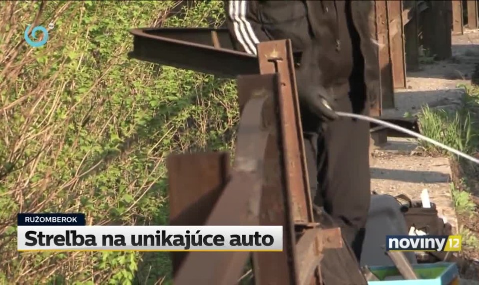 Streľba na unikajúce auto