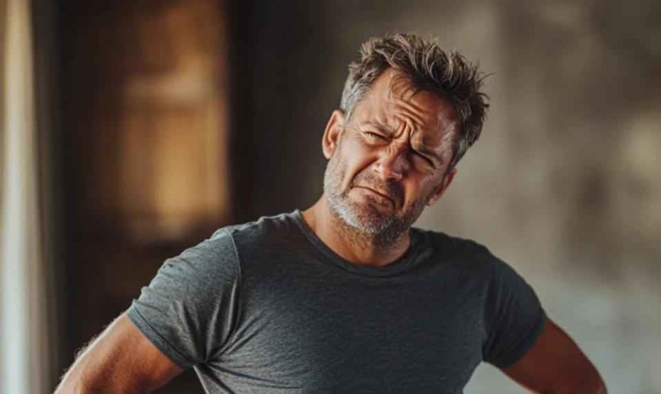 Bolia vás kríže? Bolesť chrbta nad zadkom je často prejavom vyskočenej platničky