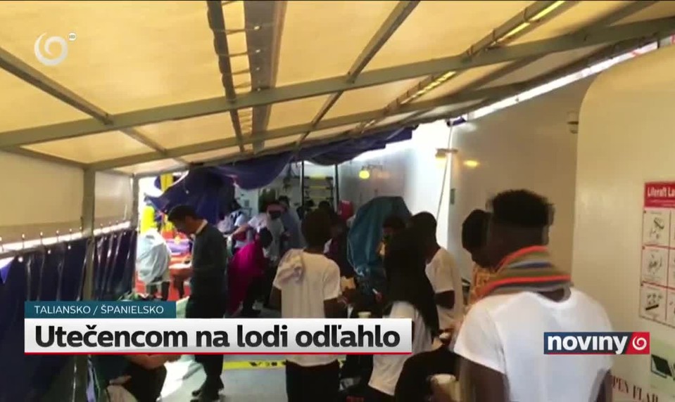Utečencom na lodi odľahlo