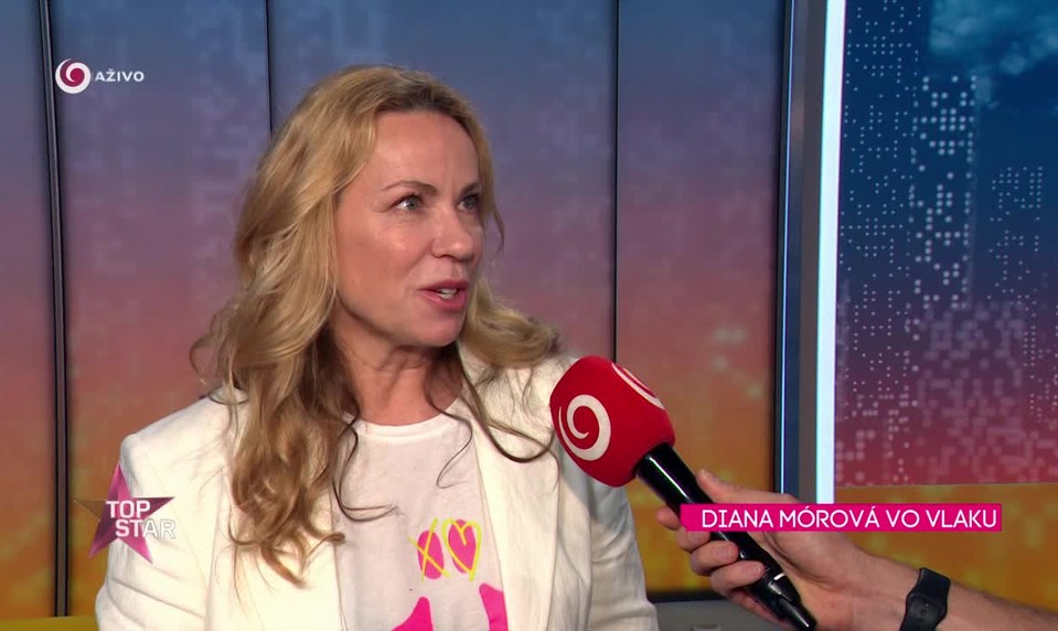 DIANA MÓROVÁ VO VLAKU