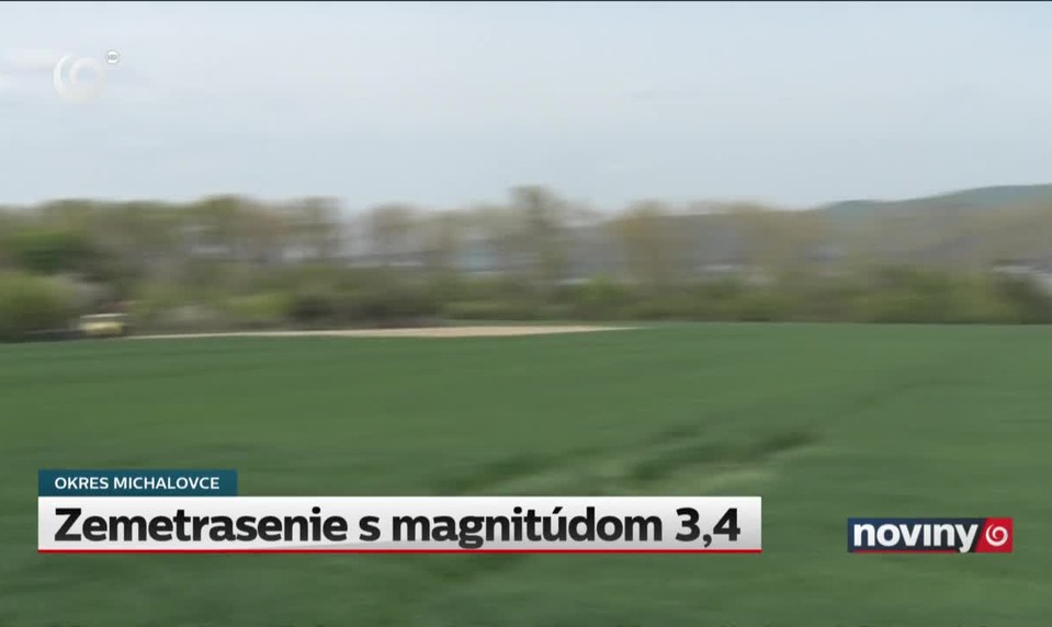 Zemetrasenie s magnitúdom 3,4