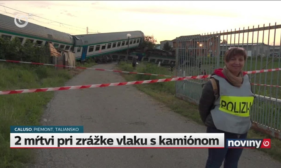2 mŕtvi pri zrážke vlaku s kamiónom