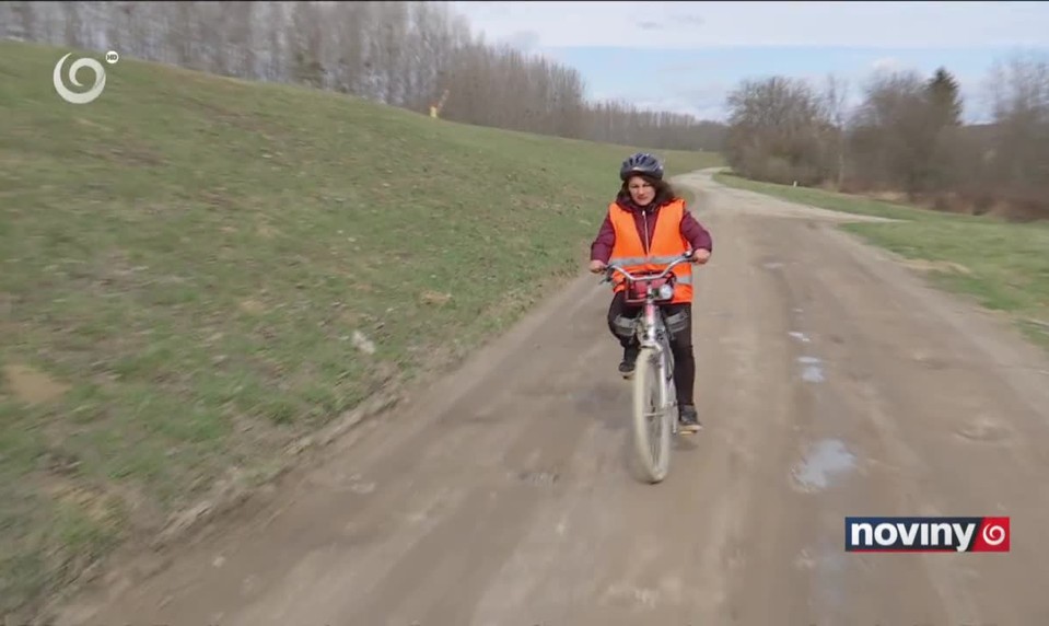 Cyklistka dostala pokutu