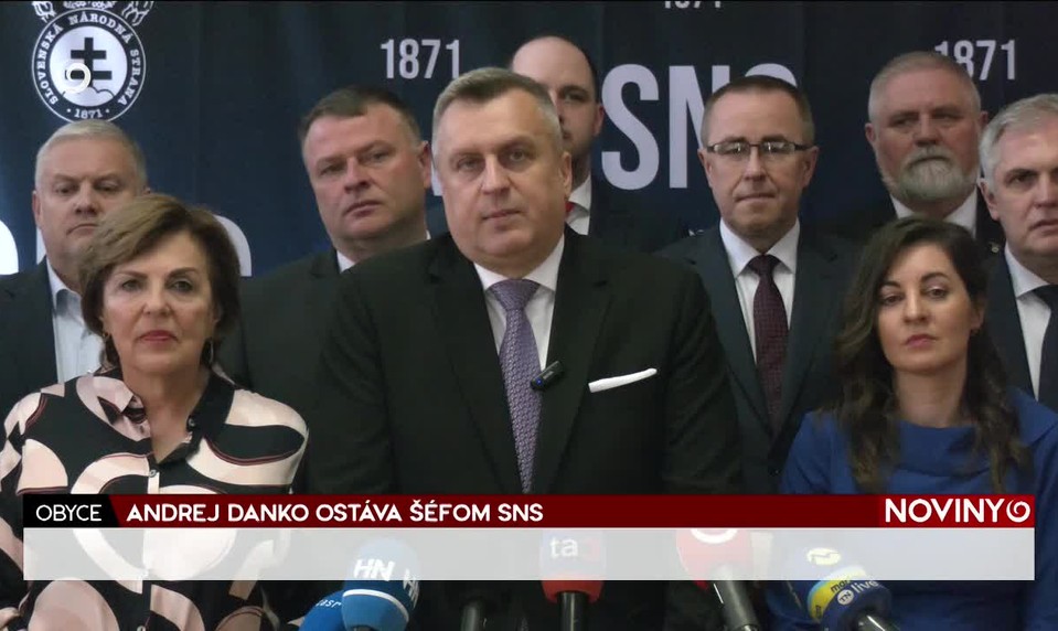 ANDREJ DANKO OSTÁVA ŠÉFOM SNS