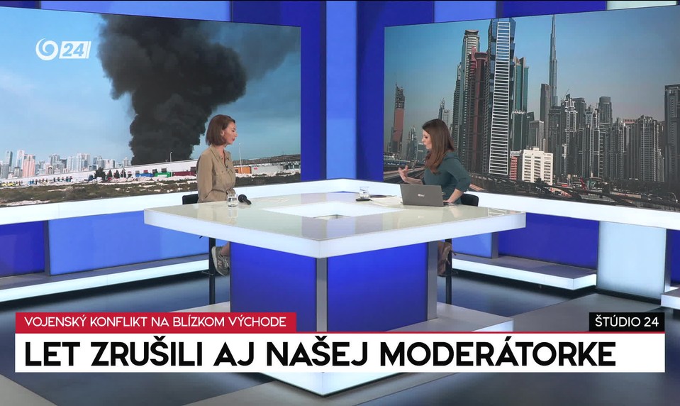 Let zrušili aj našej moderátorke. Opísala situáciu v Dubaji tesne po začatí konfliktu