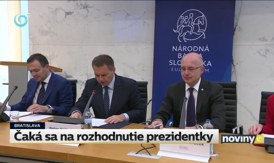 Čaká sa na rozhodnutie prezidentky