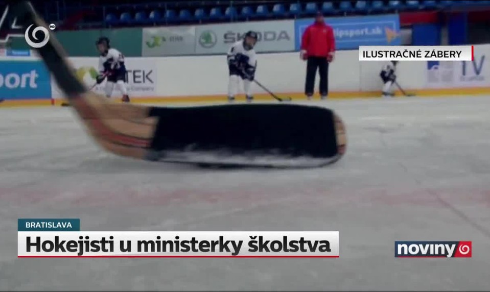 Hokejisti u ministerky školstva