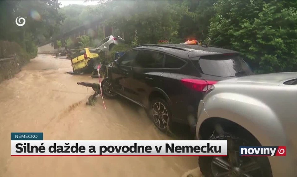 Silné dažde a povodne v Nemecku