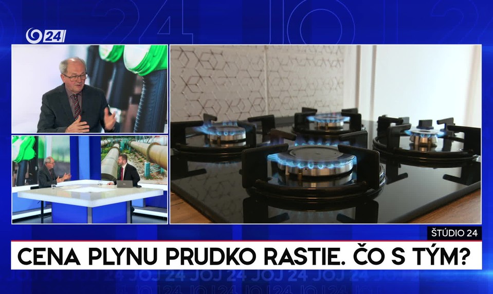 Štúdio 24: Cena plynu prudko rastie - čo s tým?