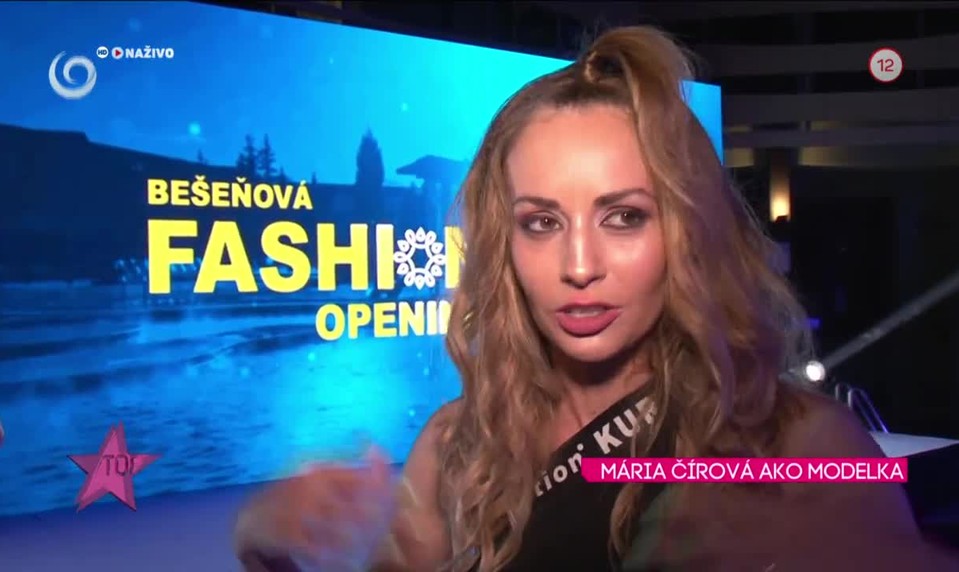 MÁRIA ČÍROVÁ AKO MODELKA