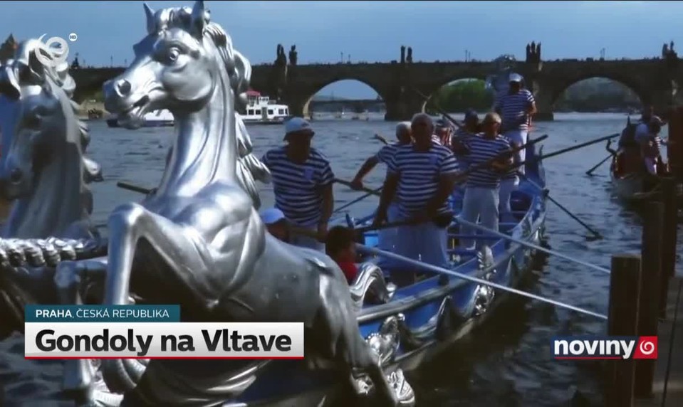Gondoly na Vltave