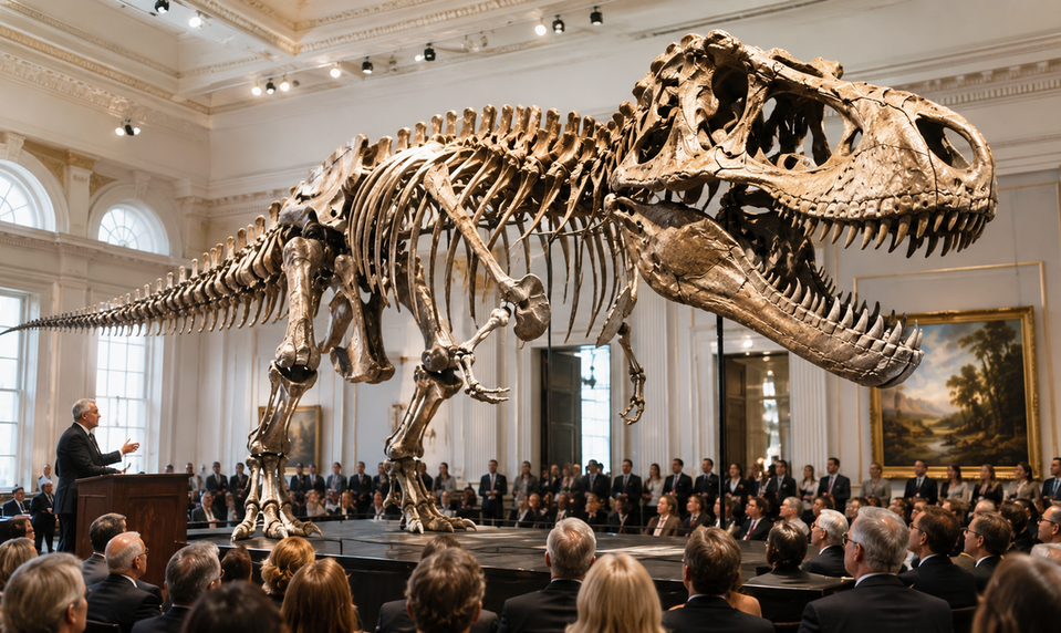 Tyrannosaurus rex ide do aukcie. Vedci majú vážne obavy