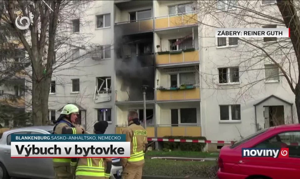 Výbuch v bytovke