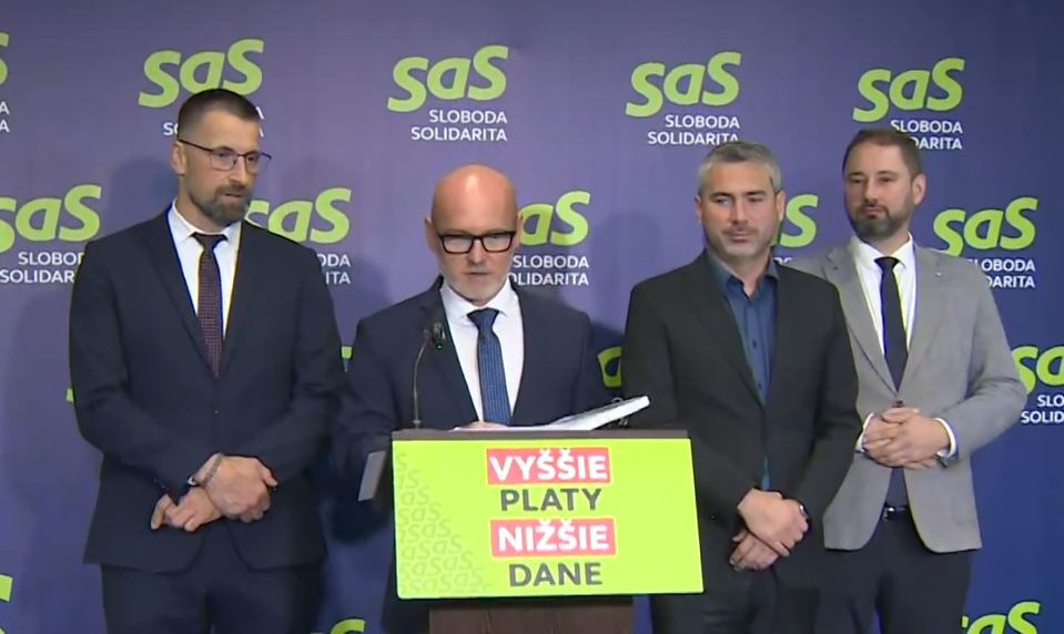 Tlačová beseda strany SaS: Plán ako naštartovať ekonomiku