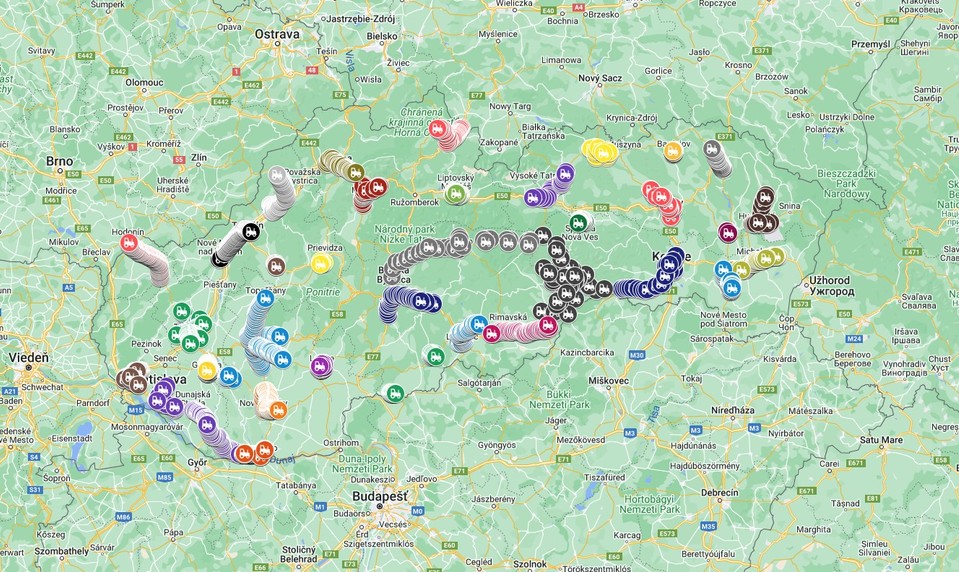 MAPA: Pozrite si, kde sa aktuálne nachádzajú protestujúci farmári