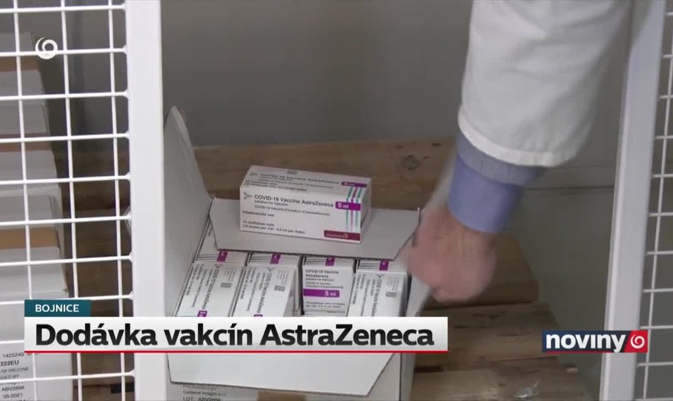 Dodávka vakcín AstraZeneca