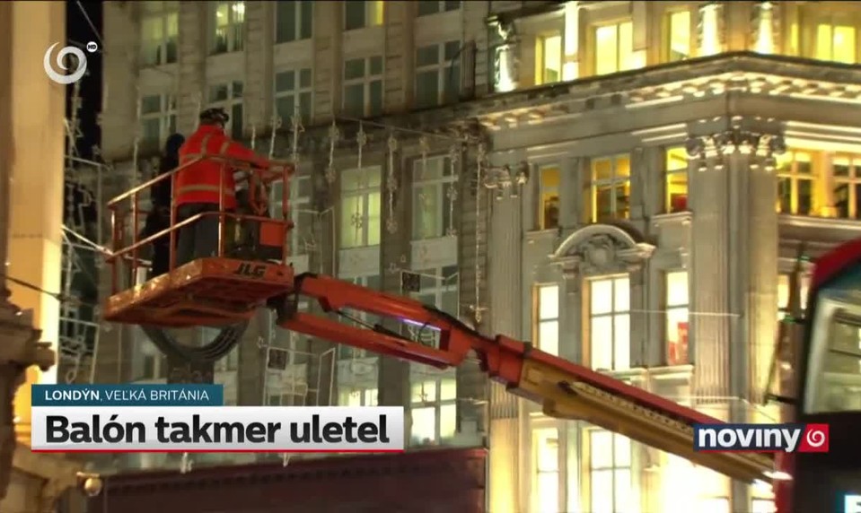 Balón takmer uletel