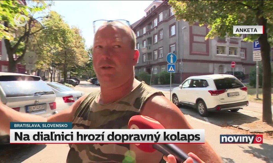 Na diaľnici hrozí dopravný kolaps