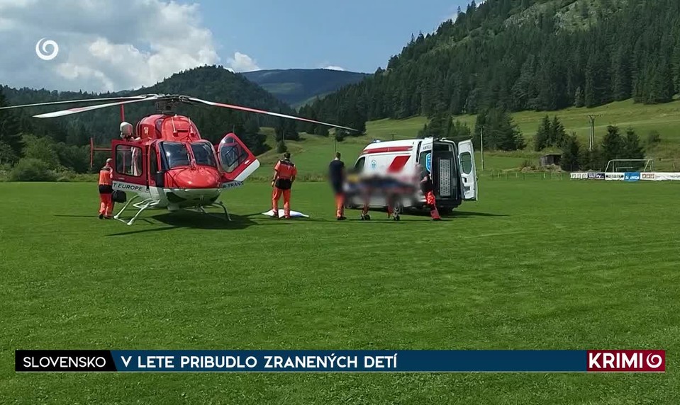 V LETE PRIBUDLO ZRANENÝCH DETÍ