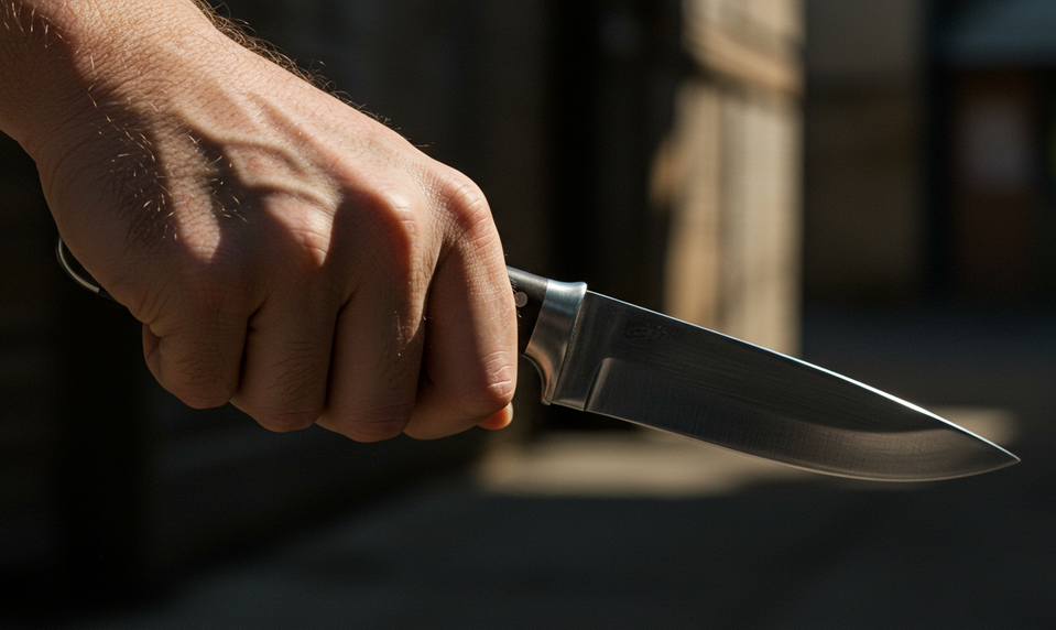 Násilník v Poprade priložil žene nôž ku krku. Po úderoch ju začal škrtiť