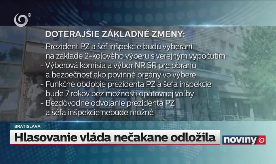 Hlasovanie vláda nečakane odložila