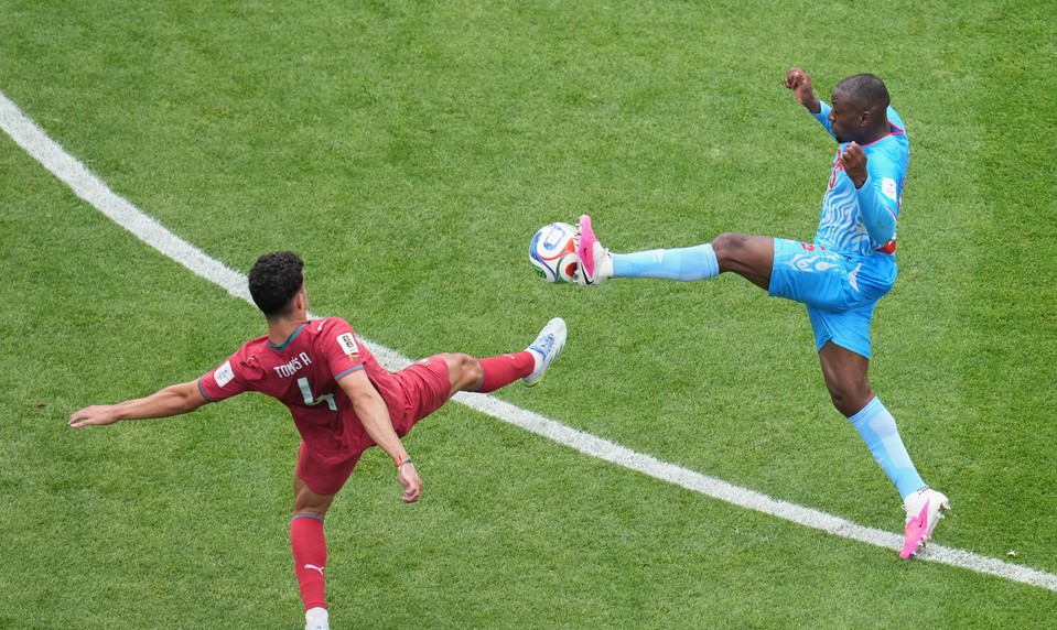 Portugalsko otvorilo skóre, Kongo pred prestávkou vyrovnalo