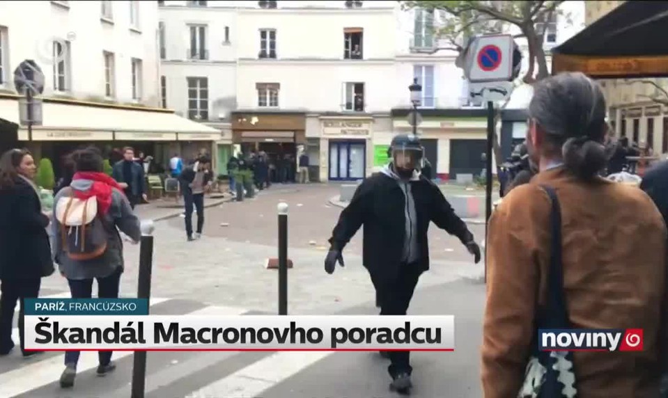 Škandál Macronovho poradcu