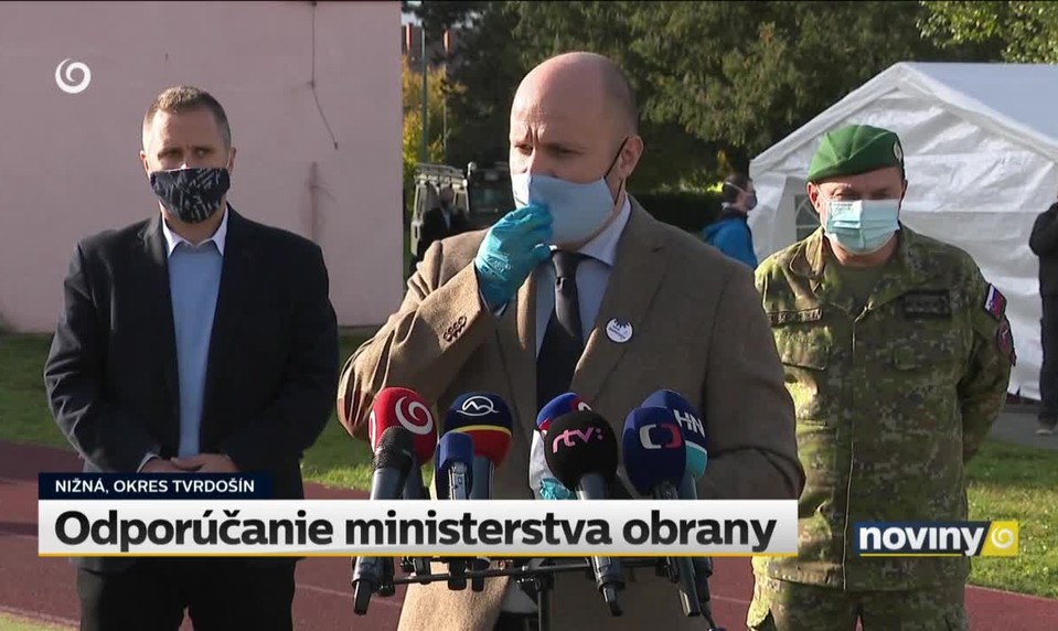 Odporúčanie ministerstva obrany