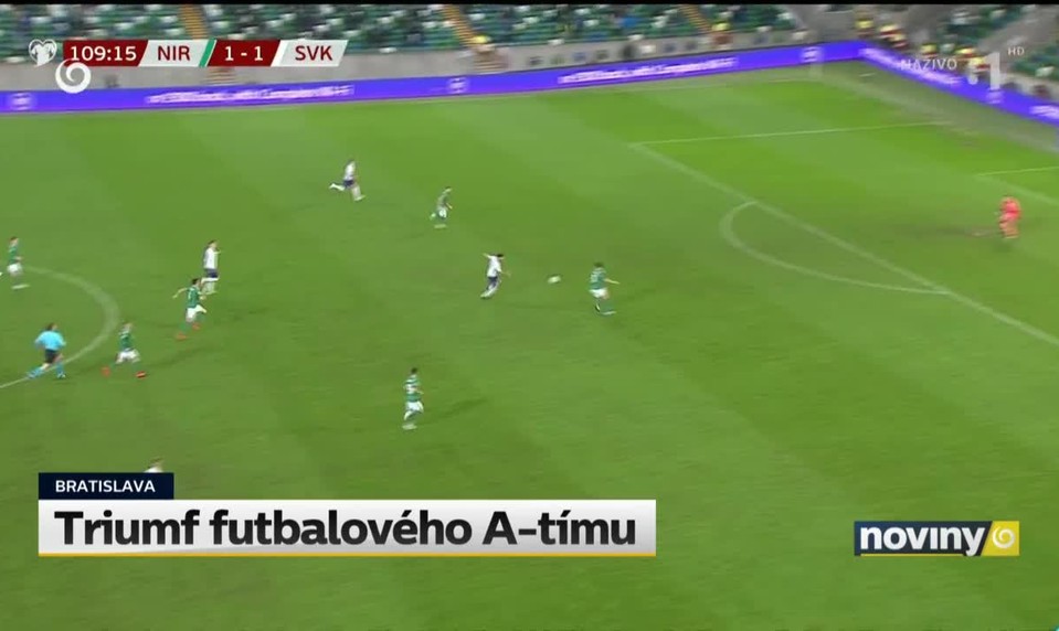 Triumf futbalového A-tímu