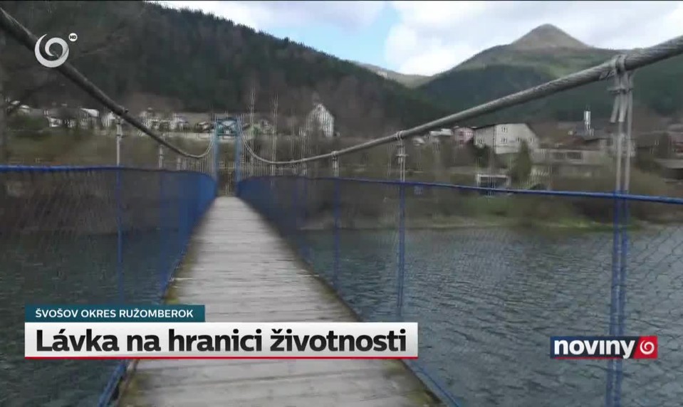 Lávka na hranici životnosti