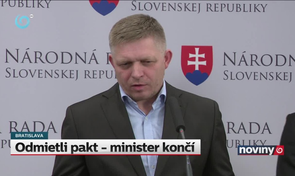 Odmietli pakt - minister končí